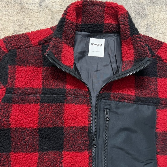 Buffalo check fleece pullover - Picture 3 of 3